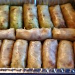 Involtini di gamberi