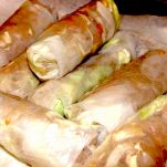 Involtini di gamberi