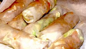 Involtini di gamberi