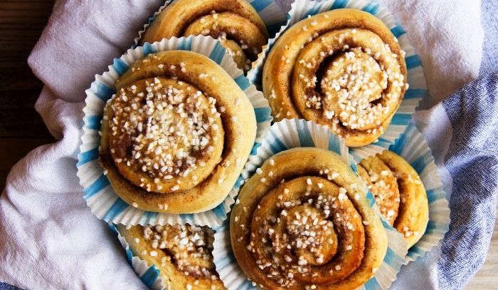 Kanelbullar, morbide brioche alla cannella