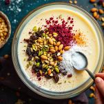 Semi di cardamomo e acqua di rose