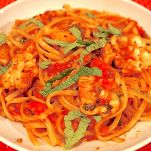 Linguine al sugo di aragosta