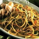 Linguine con fragoline di mare e favette