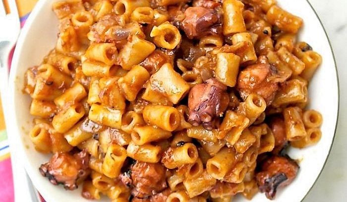 Maccheroni al polpo