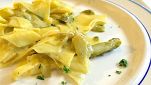 Maltagliati con asparagi