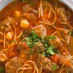 Minestra al brodo di agnello