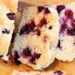 Pane ai mirtilli e limone