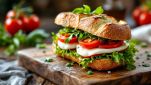 Panino alla caprese