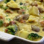 Patate e broccoletti gratinati