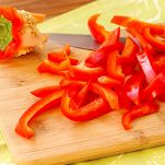 Pennette con salsa di peperoni