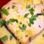 Pesce spada al burro bianco