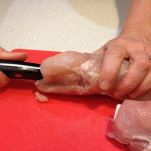 Petto di pollo farcito con formaggio e finocchio