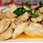 Petto di pollo in salsa di scalogno e senape