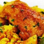 Pollo alla spagnola con limoni in conserva