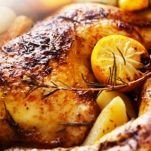 Pollo con limone e aglio