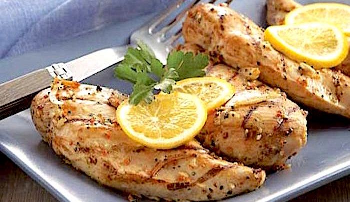 Pollo arrosto con limone e aglio