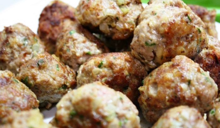 Polpette di manzo con le mele