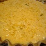 Quiche di porri e gamberetti