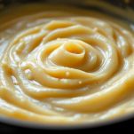 mele frullate in purea con panna