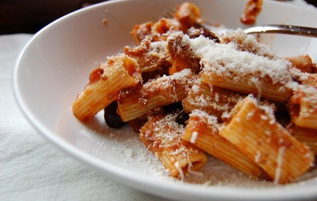 Rigatoni alle olive