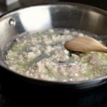 Riso capesante e rucola