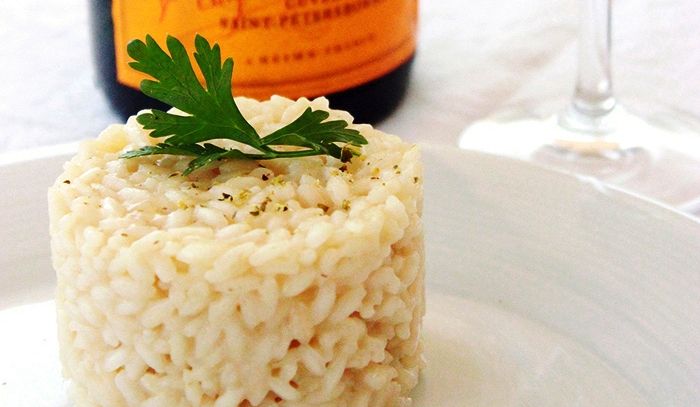 Risotto allo champagne