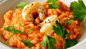 Risotto con gamberi del Clitunno