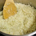 Risotto con polpo e asparagi