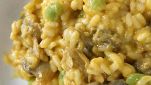 Risotto con vongole e fave