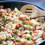 Risotto spinaci e pancetta