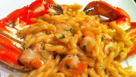 Spaccatelle con granseola