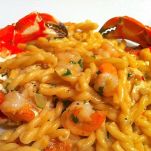 Spaccatelle con granseola