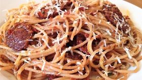 Spaghetti al salame