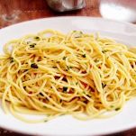 Spaghettini ai bruscandoli