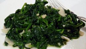 Spinaci all'aglio e olio