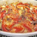 Teglia di patate e cipolle