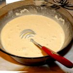 Torre di crepes al radicchio rosso