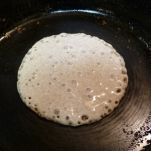 Torre di crepes al radicchio rosso