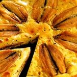 Torta di ricotta e acciughe