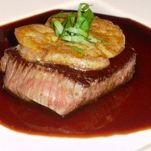 Tournedos con salsa alla senape