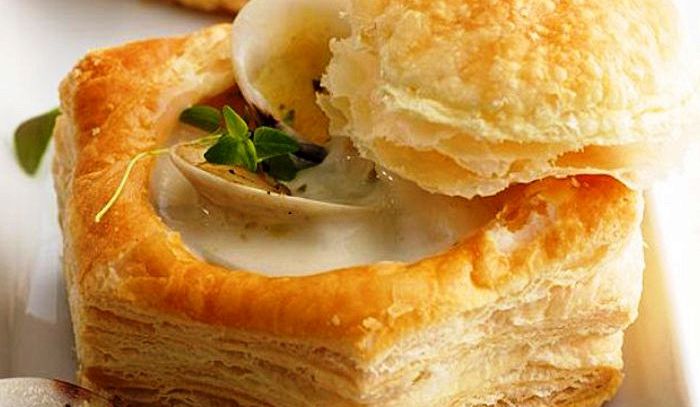 Vol-au-vent di vongole