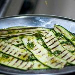 Zucchine grigliate alla menta