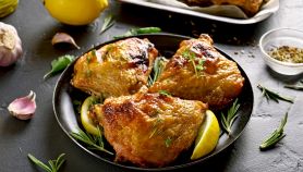 Cosce di pollo con senape e limone