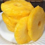 Ananas con crema di banana