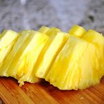 Ananas glassato al fondente