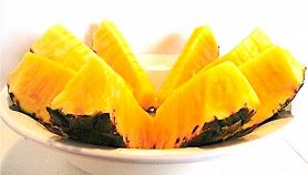 Ananas e cioccolato fondente