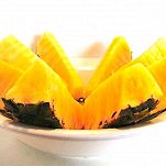 Ananas glassato al fondente