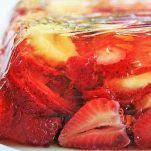 Aspic di fragole