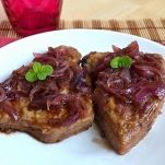 Bistecca alle cipolle rosse