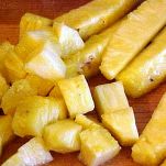 Bresaola equina e ananas